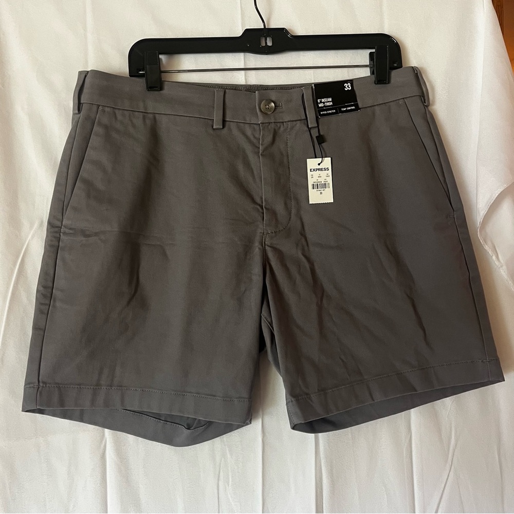 Express Light Gray Men's Shorts